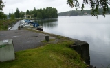 Bengtsfors färjeläge vid sjön Lelången, 2012-06-24