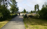 Den högra bron tillhör Borås-Ulricehamns Järnväg vid Ulricehamns station 2008-06-25