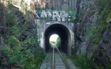 Inlandsbanans enda tunneln 2017-08-13
