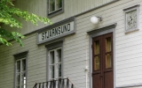 Namnskylten till Stjärsund station 2018-06-25