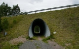 Tunnel av korregerad plåt under gamla Riksväg 15, 2007-07-14