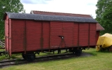  Järnvägsvagn i Lerbäcks hembygdspark 2014-06-22